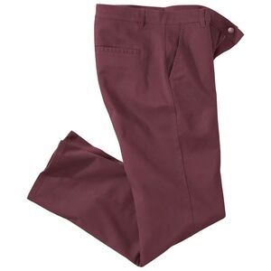Atlas For Men Mens Stretch Chinos / Burgundy